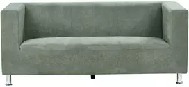 Beliani 3 vietų sofa FLORO, šenilinė, šviesiai žalia