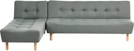 Beliani Išskleidžiama modulinė sofa-lova 4 asmenims ALSTEN, žalia, dešininė