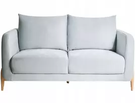 Beliani Dvivietė sofa GIMO, šenilinė, dangaus mėlynumo