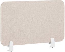 Beliani Rašomojo stalo pertvara WALLY 72 x 40 cm, smėlio spalvos