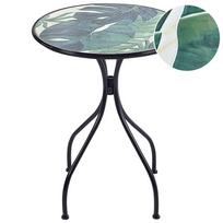 Beliani Bistro staliukas COZZANA 60 cm Metalinis Juodas