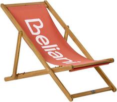 Beliani Sulankstomas sodo gultas ANZIO akacijos mediena raudonas