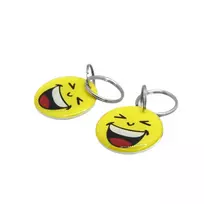 Digitalas ISO 125 kHz 64bit atstuminis žetonas-pakabukas su Emoji šypsena (Smyle) vaikams, 20vnt