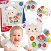 WOOPIE BABY sensorinis manipuliacinis žaislas Montessori Lama 18M+