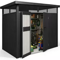 Juskys Sodo namelis Luzern M 5,2 m² antracito spalvos