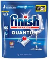 Indaplovių kapsulės FINISH Powerball Quantum Fresh, 60 vnt.