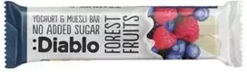 Yoghurt-coated muesli bar with no added sugar Diablo Sugar Free Forest Fruit, 30 g