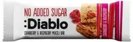 Muesli bar with no added sugar Diablo Sugar Free Cranberry & Raspberry, 30 g