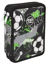 Forminis dviejų skyrių penalas su priedais CoolPack Jumper XL Let's Gol