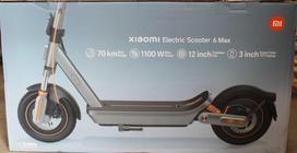 SALE OUT. Xiaomi Electric Scooter 6 Max GL | Xiaomi 24 month(s) | DAMAGED PACKAGING, PAINT AND BODY (NEAR SCREEN). MISSING INNER PACKAGING. ITEM IS SCRATCHED, DIRTY
