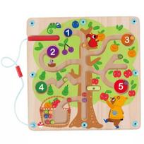Tooky Toy: Magnetinis vaisių rinkimo lavinamasis žaidimas