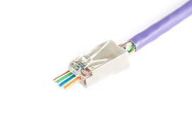 Digitus X-ML-6F-EZ laido jungtis RJ45 Pilka, Permatomas