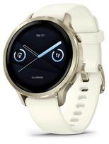 Garmin Venu 4, 41 mm, aukso spalvos/baltas - Sportinis laikrodis, 010-03013-00
