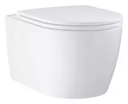 Grohe Start Round - Pakabinamas unitazas su minkšto uždarymo dangčiu, be rėmelio, Alpių baltumo 103848SH00