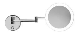 kielle Idolio - Kosmetinis sieninis veidrodis su LED apšvietimu, chromuotas 50324023
