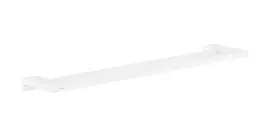 Hansgrohe AddStoris - Dvigubas rankšluosčių džiovintuvas, 65 cm ilgis, matinės baltos spalvos 41743700