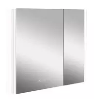 kielle Arkas I - Veidrodinė spintelė su LED apšvietimu, šildymu ir USB jungtimi, 80x70x13 cm, balta 50111810