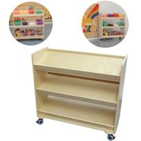 MASTERKIDZ lentyna ant ratukų – 3 lentynos STEM lentos priedams 800H x 800L