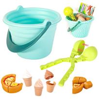 WOOPIE smėlio rinkinys FUN ICE CREAM 2-in-1 Ledų fabrikas Smėlio figūrėlės 15 vnt.