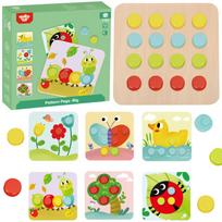 TOOKY TOY Dėlionės/Kaladėlės Gyvūnai + Lentos