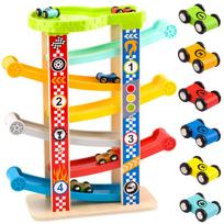 TOOKY TOY  Medinė vaikiška žaidimų trasa