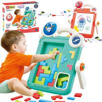 WOOPIE Dvipusė piešimo lenta ir Tetris žaidimas 2in1