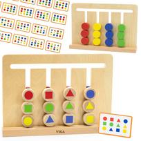 VIGA Montessori spalvų ir formų dėlionė