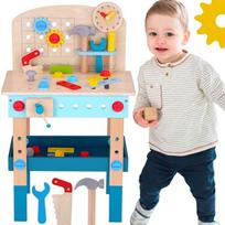 TOOKY TOY Medinis „Pasidaryk pats“ dirbtuvių stalas