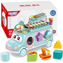 WOOPIE BABY muzikinis rūšiavimo automobilis su cimbolais