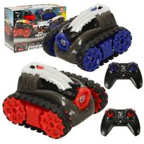 RC nuotolinio valdymo vikšriniai automobiliai REVOLT TG1004T Koviniai tankai Lazerio dvikova 2,4 GHz LED garso efektai Off-Road