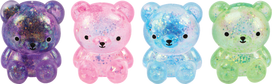 Sensorinis spaudomas žaislas, rinkinys Super Gel Smiling Bear, (spalva/dizainas parenkami atsitiktine tvarka), 2 vnt.
