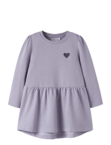 Name It - Nmfvima Ls Swe Dress Bru - Suknelė ilgomis rankovėmis - Violetinė