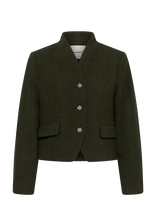 Soaked - Slelbrus Blazer - Trumpas švarkas - Žalia