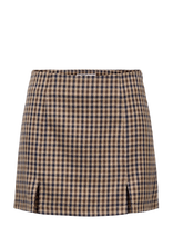 ONLY - Onlvioletta Hw Check Slit Skirt Tlr - Trumpas sijonas - Ruda