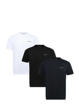 Belstaff - 3 Pack T-Shirt Black / Dark Ink / White - Marškinėliai trumpomis rankovėmis - Juoda