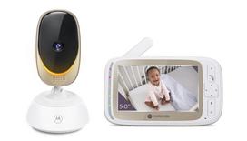 Motorola | Wi-Fi Video Baby Monitor with Mood Light | VM85 CONNECT 5.0" | White/Gold