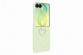 Samsung Galaxy Flip8 Silicone Ring Magnet Case Green