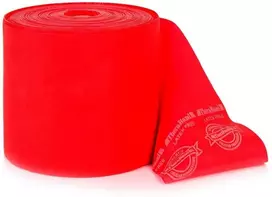 Thera-Band elastinė juosta be latekso, raudona, 1,8 m (su knyg)