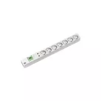 Bachmann 333.838 1U maitinimo skirstytuvas su 7 kištukiniais lizdais, pilka