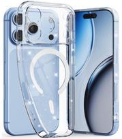 Skaidrus dėklas su blizgučiais Apple iPhone 17 Pro Max / 18 Pro Max telefonui "Tech-Protect Flexair Magsafe"