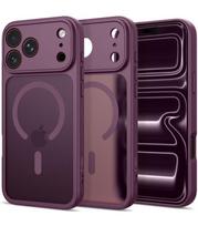 Matinis Bordo (Dark Cherry) dėklas Apple iPhone 17 Pro Max / 18 Pro Max telefonui "Tech-Protect BasicMag Magsafe"
