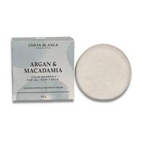 Costa Blanca Organics kietasis šampūnas visų tipų plaukams su arganų ir makadamijų aliejais