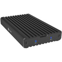 Raidsonic IB-2817M-C32, korpusas 2x NVMe SSD, USB 3.2 Gen 2x2 Type-C, juodas