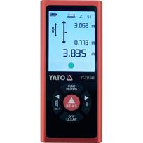 Yato YT-731249 lazerinis atstumo matuoklis, 2x60m, 0.05-30m, 1s, 5mm/m, LCD, USB-C, Li-ion 3.7V 220mAh