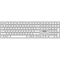 MSI FORGE K210 W COMBO WHITE, belaidė klaviatūra ir pelė, USB, QWERTY, 1600 DPI, 6 mygtukai, balta