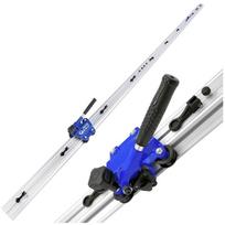 Geko G30129, rankinis plytelių pjaustytuvas, 60–360 cm, 11 siurbtukų, 3 pjovimo diskai, aliuminio bėgiai, modulinė konstrukcija