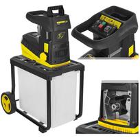 Geko G83031 tylus sodo šakų smulkintuvas, 2800W, 45mm, 60l, atbulinė eiga, ratai