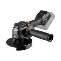 Dnipro-M DGA-204SBC Compact akumuliatorinis kampinis šlifuoklis metalui pjauti ir šlifuoti 20V bešepetėlis 125mm 4000-9200aps./min 6 greičiai
