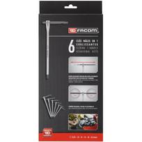 Facom 84TCD.J6PB Stumdomų T formos šešiakampių raktų rinkinys, 6 vnt., 2,5-8mm, ISO 2936, chromo-vanadžio plienas