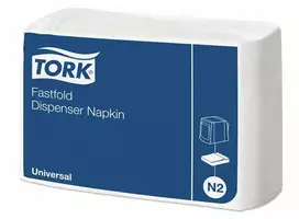 Servetėlės TORK Universal N2, balta sp., 1 sl., 300 servt., 30 x 25cm 10933